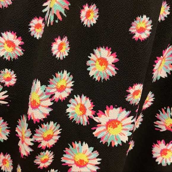 No Boundaries Floral Neon Dress - Picture 5 of 8